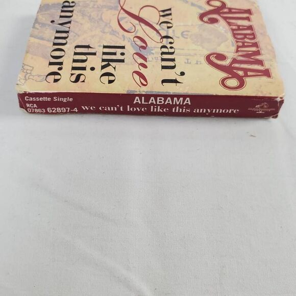 Alabama – We Can’t Love Like This Anymore Cassette Single (1994) - Picture 3 of 3